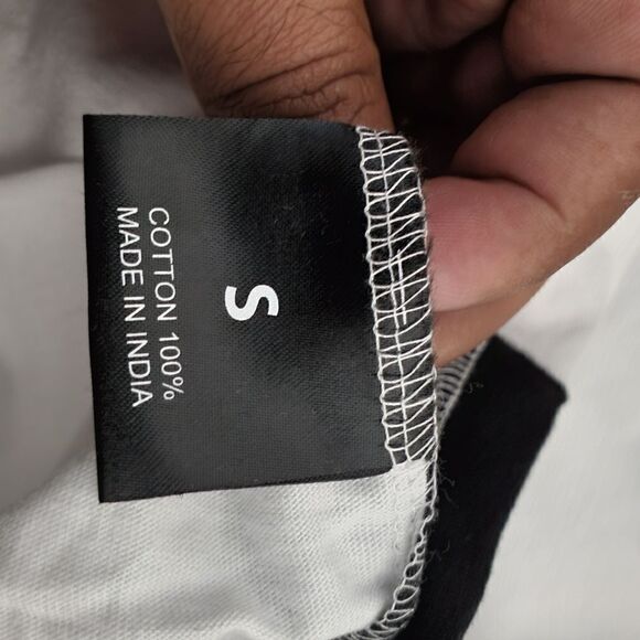 Rebel minds Mens Sz Small Malcolm x Martin luther king hoodie S/S white - Picture 10 of 10